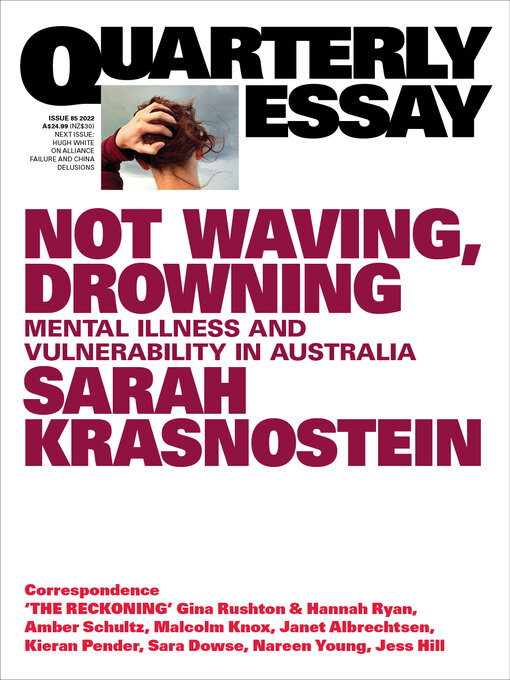 Cover image for Not Waving, Drowning